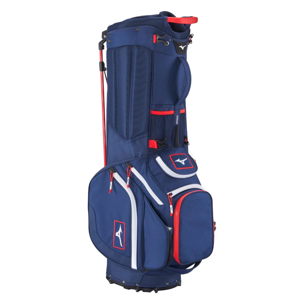 Mizuno BR-DX 25 Hybrid Stand Bag - Navy / Red - Image 3