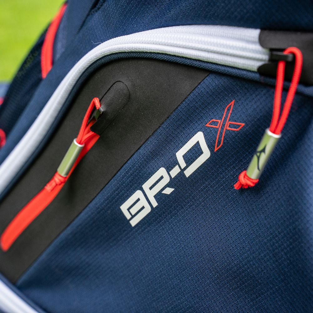 Mizuno BR-DX 25 Hybrid Stand Bag - Navy / Red - Image 7