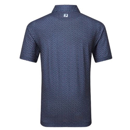 FootJoy Bounce Print Pique Golf Polo Shirt 2025 - 34036 - Image 2