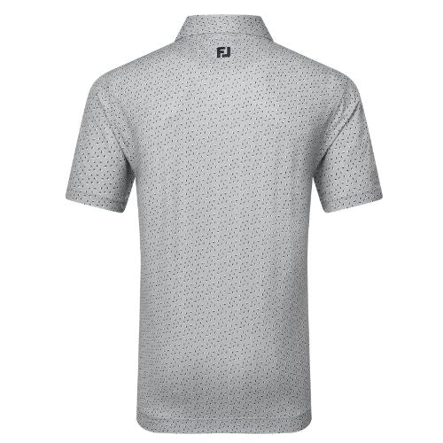 FootJoy Bounce Print Pique Golf Polo Shirt 2025 - 34039 - Image 2