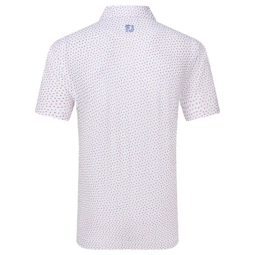 FootJoy Bounce Print Pique Golf Polo Shirt 2025 - 34042 - Image 2