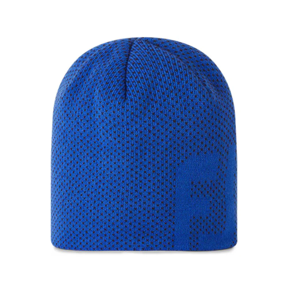 FootJoy Dot Jacquard Golf Beanie Hat - Blue / Navy