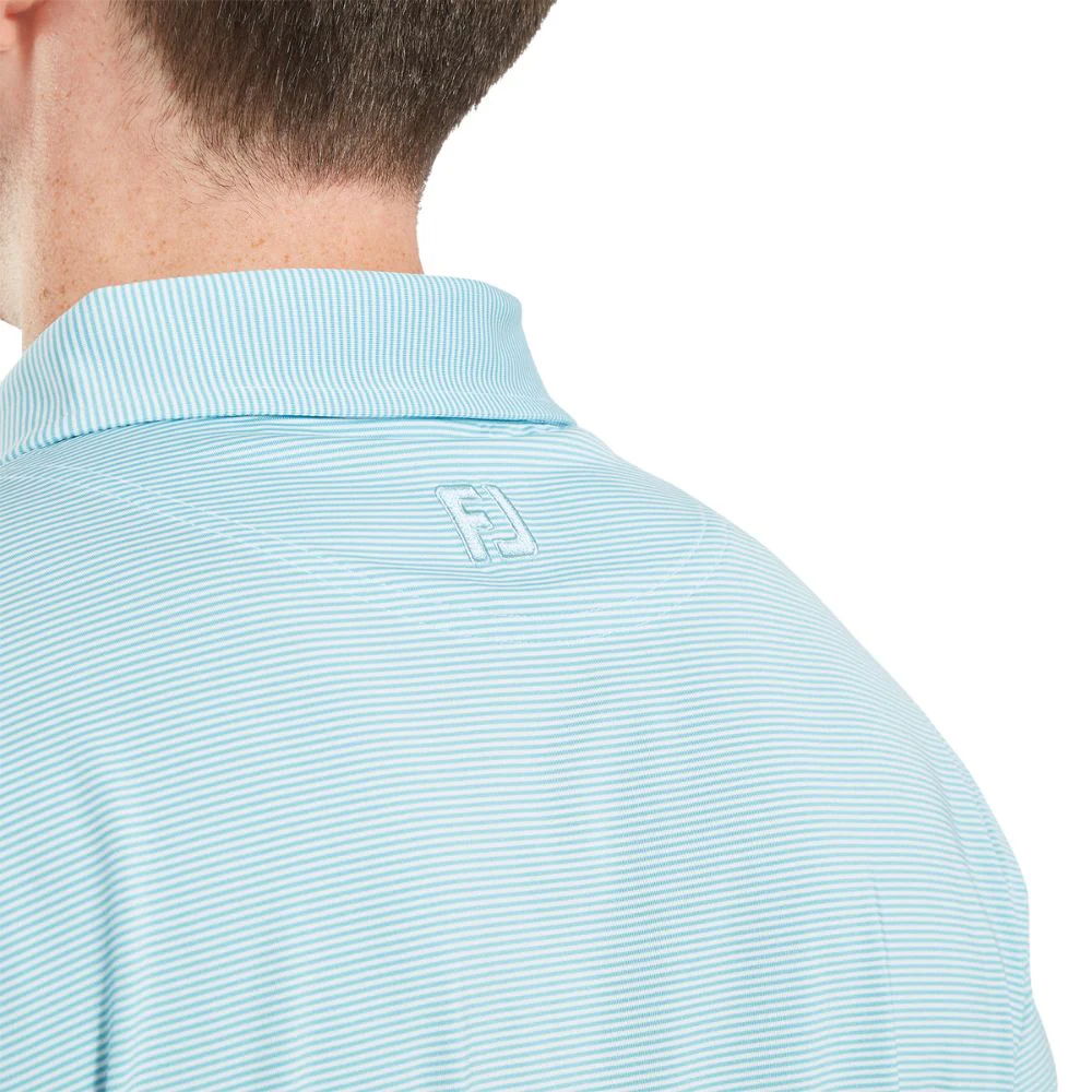 FootJoy Micro Feeder Stripe Lisle Golf Polo Shirt 2025 - 34134 - Image 4