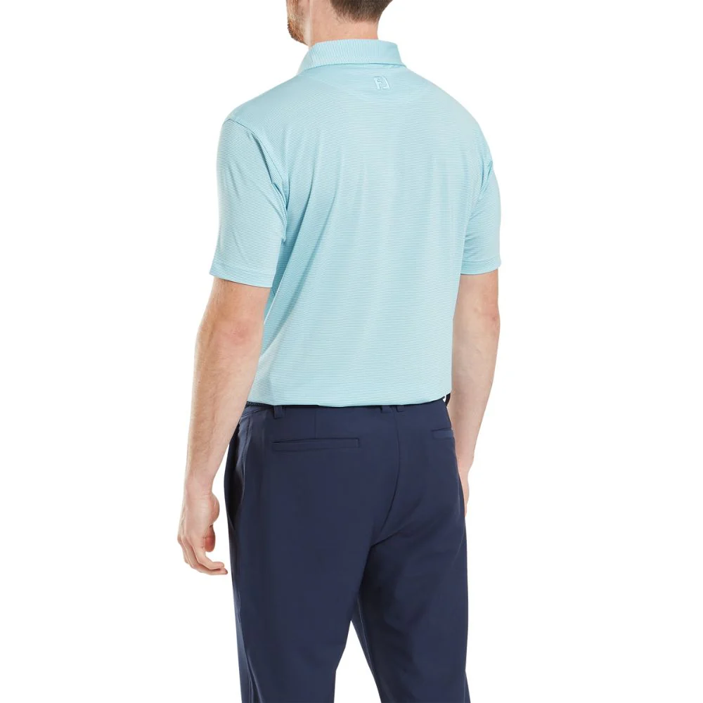 FootJoy Micro Feeder Stripe Lisle Golf Polo Shirt 2025 - 34134 - Image 5