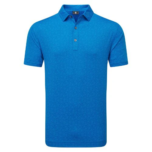 FootJoy Painted Floral Lisle Golf Polo Shirt - 34129