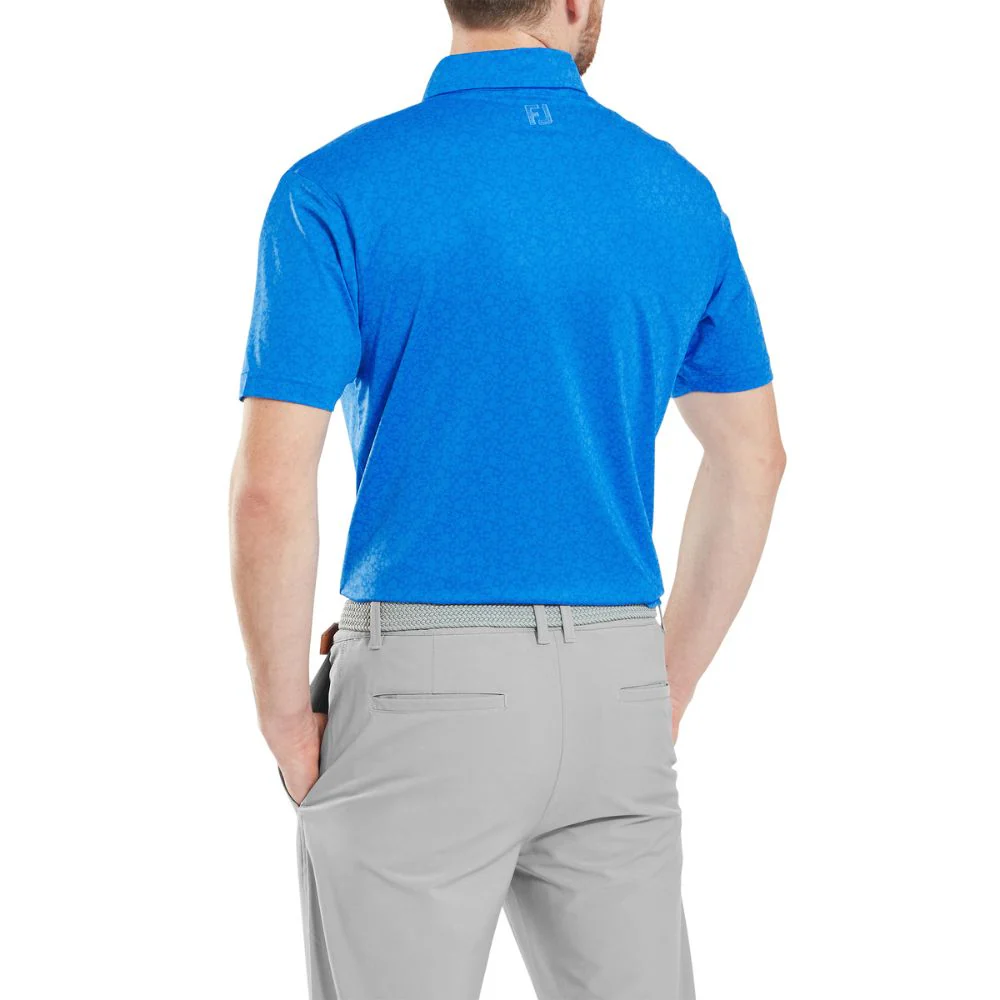 FootJoy Painted Floral Lisle Golf Polo Shirt - 34129 - Image 5