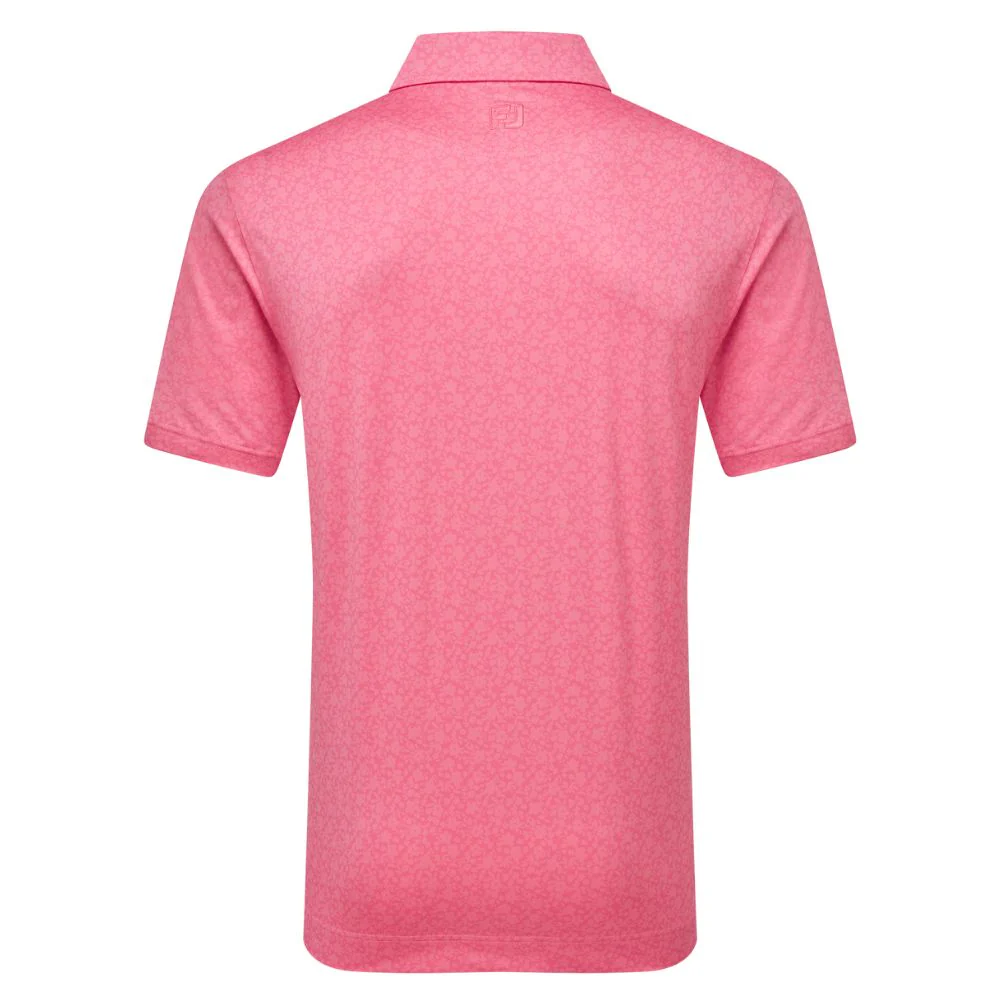 FootJoy Painted Floral Lisle Golf Polo Shirt - 34130 - Image 2