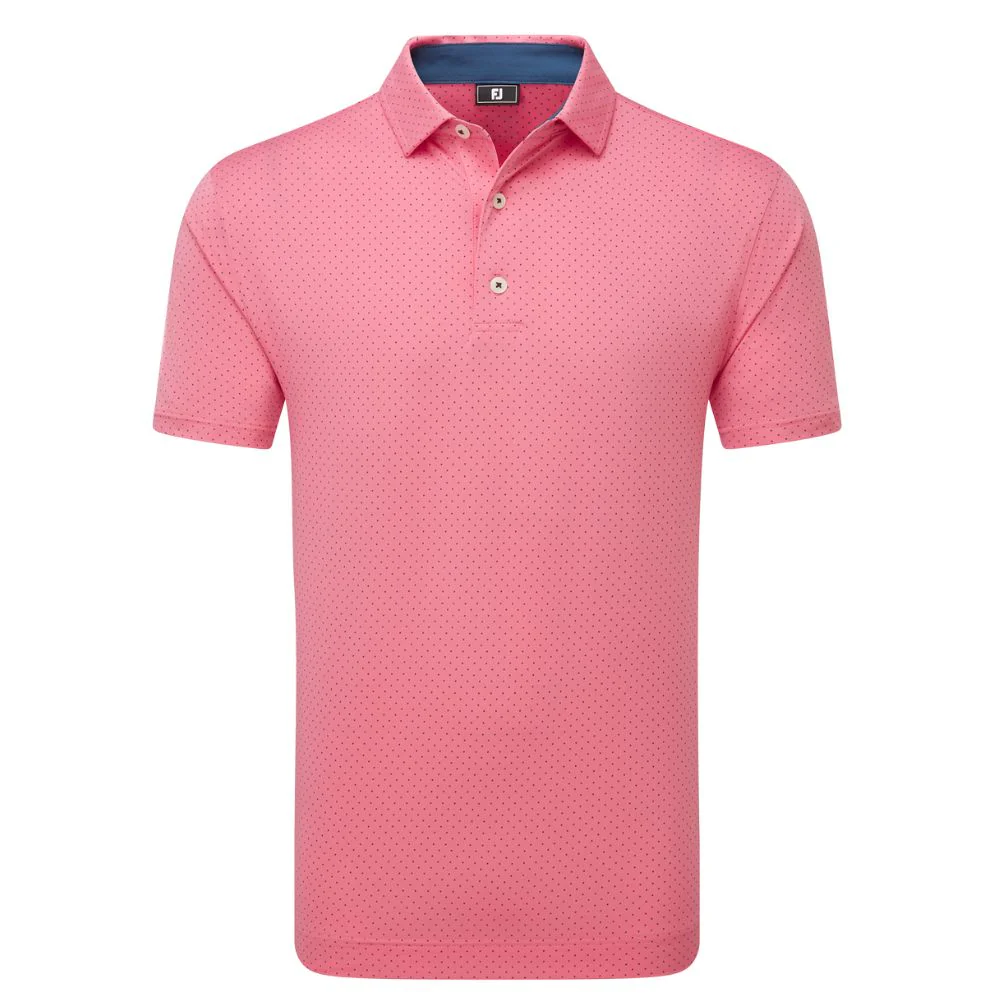 FootJoy Stretch Lisle Dot Print Golf Polo Shirt 2025 - 34125