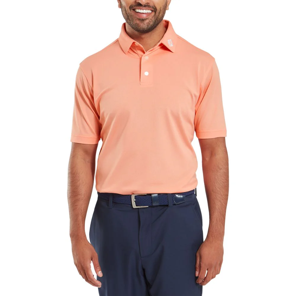 FootJoy Essentials Stretch Pique Solid Golf Polo Shirt - 34123 - Image 3