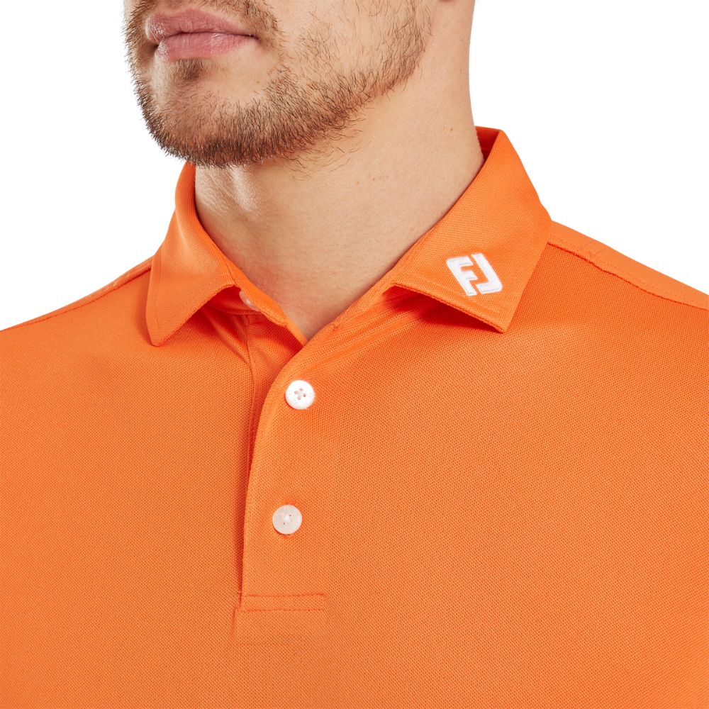 FootJoy Essentials Stretch Pique Solid Golf Polo Shirt - 80131 - Image 5