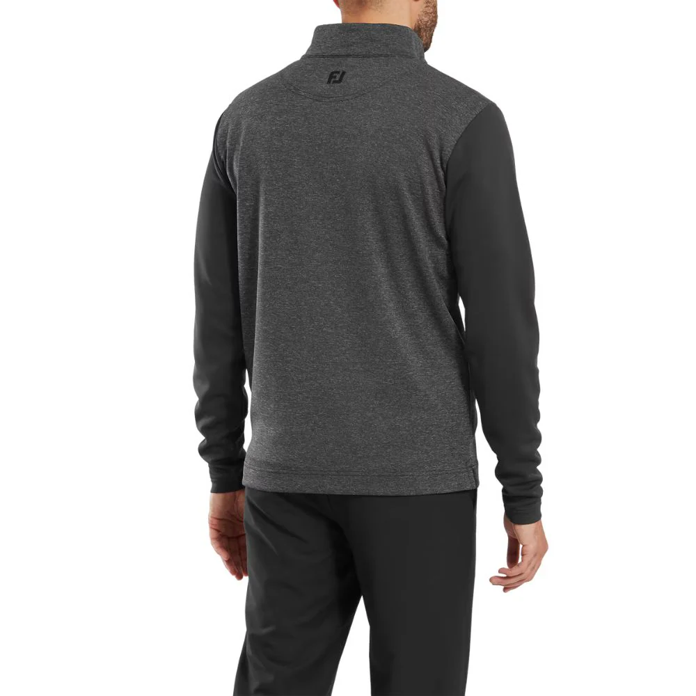 FootJoy Essentials Tonal Heather Chill-Out Pullover Top - 34137 - Image 4