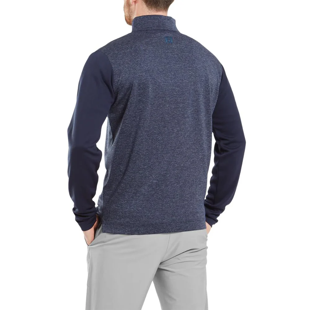 FootJoy Essentials Tonal Heather Chill-Out Pullover Top - 34138 - Image 4
