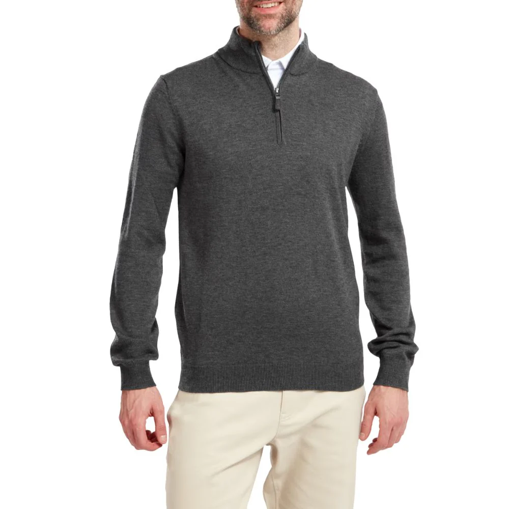FootJoy Essentials 1/2 Zip Mens Golf Midlayer Top - 90139 - Image 3