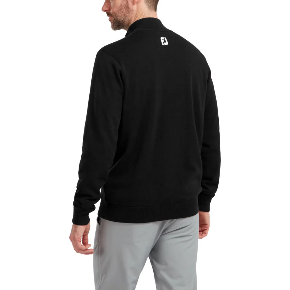 FootJoy Essentials Woolblend 1/2 Zip Lined Mens Golf Midlayer Top - 90207 - Image 4