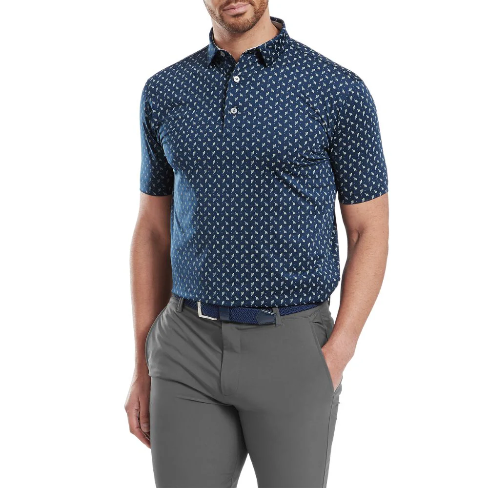 FootJoy Flower Bud Foulard Golf Polo Shirt 2025 - 34065 - Image 3