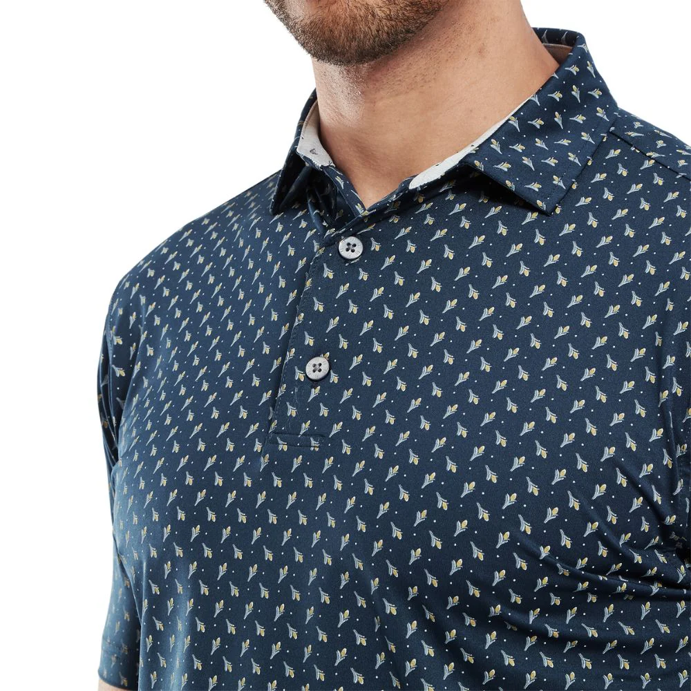 FootJoy Flower Bud Foulard Golf Polo Shirt 2025 - 34065 - Image 4