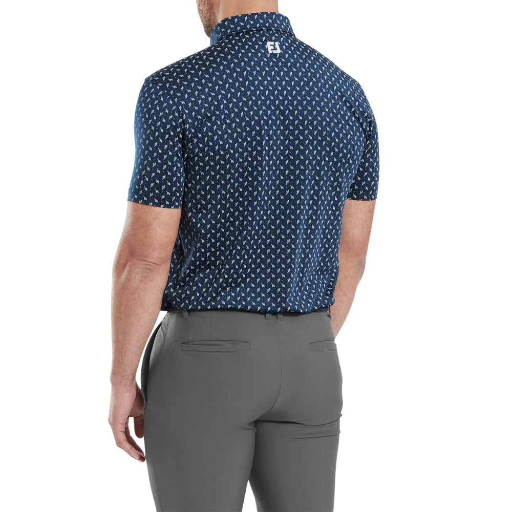 FootJoy Flower Bud Foulard Golf Polo Shirt 2025 - 34065 - Image 5