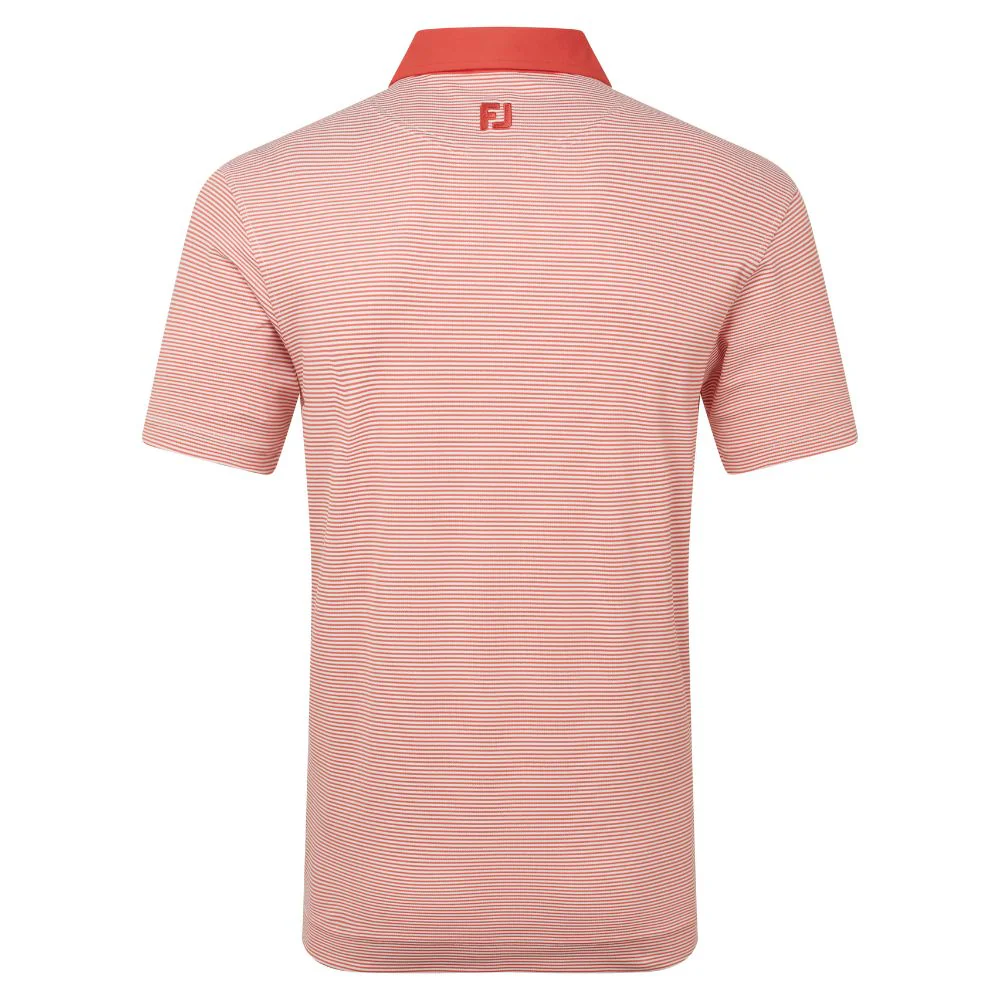 FootJoy Golf Feeder Stripe Pique Polo Shirt 2026 - 39245 - Image 2