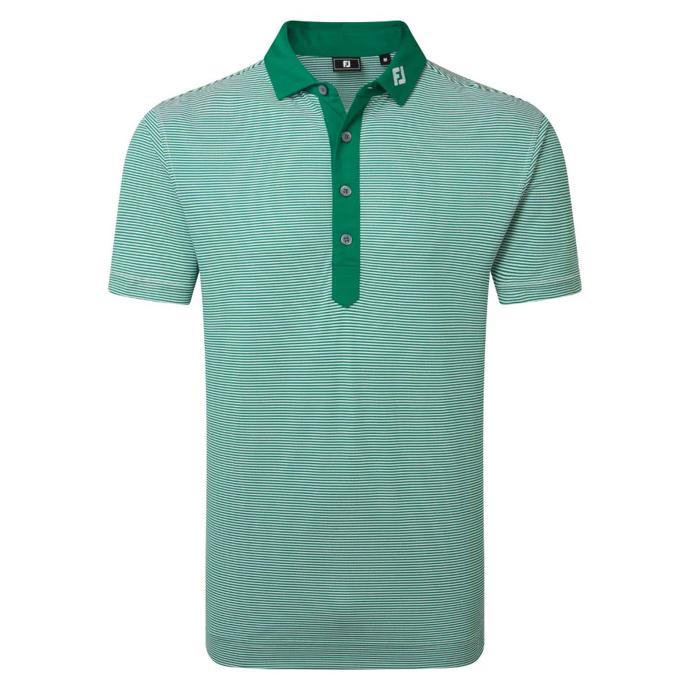FootJoy Golf Feeder Stripe Pique Polo Shirt 2026 - 39248