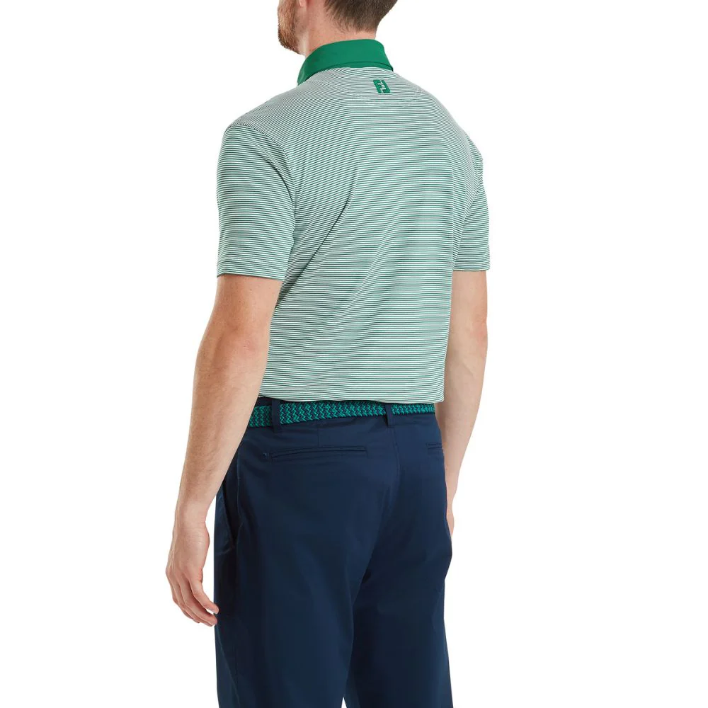 FootJoy Golf Feeder Stripe Pique Polo Shirt 2026 - 39248 - Image 4