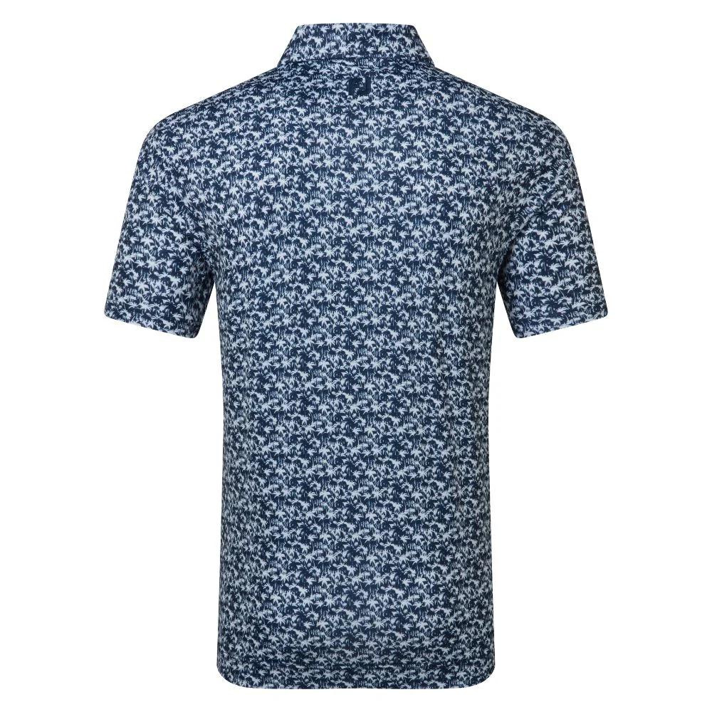 FootJoy Golf Hidden Palm Print Lisle Polo Shirt 2026 - 39244 - Image 2
