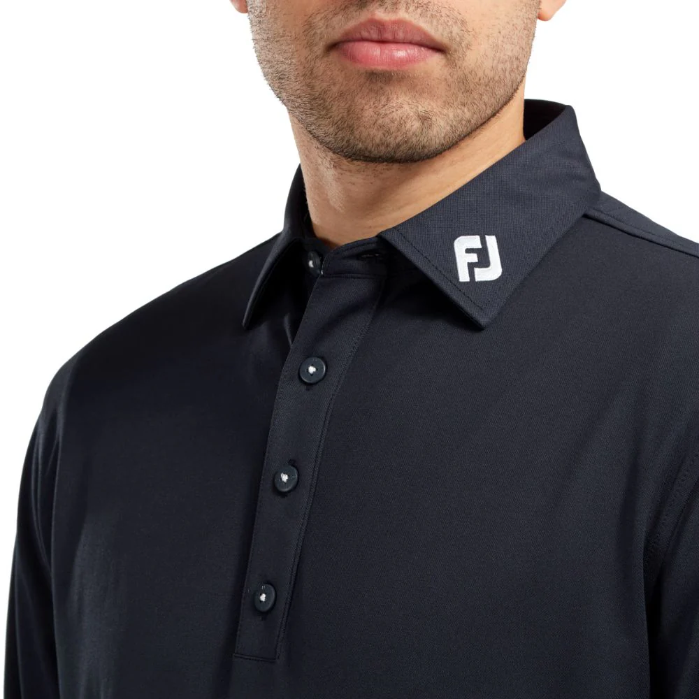 FootJoy Thermolite Long Sleeve Golf Polo Shirt - 96955 - Image 3
