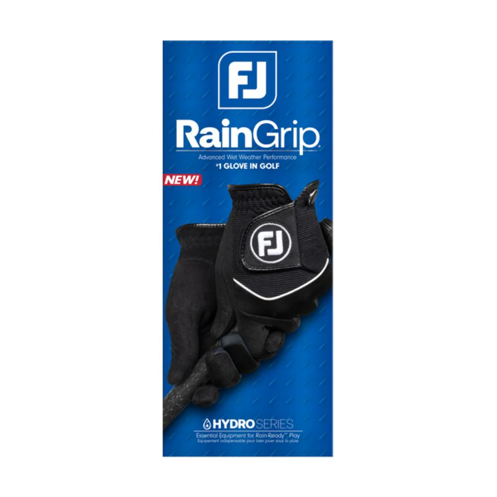 FootJoy Men's RainGrip Golf Gloves Pair - 66083E-001 - Image 2