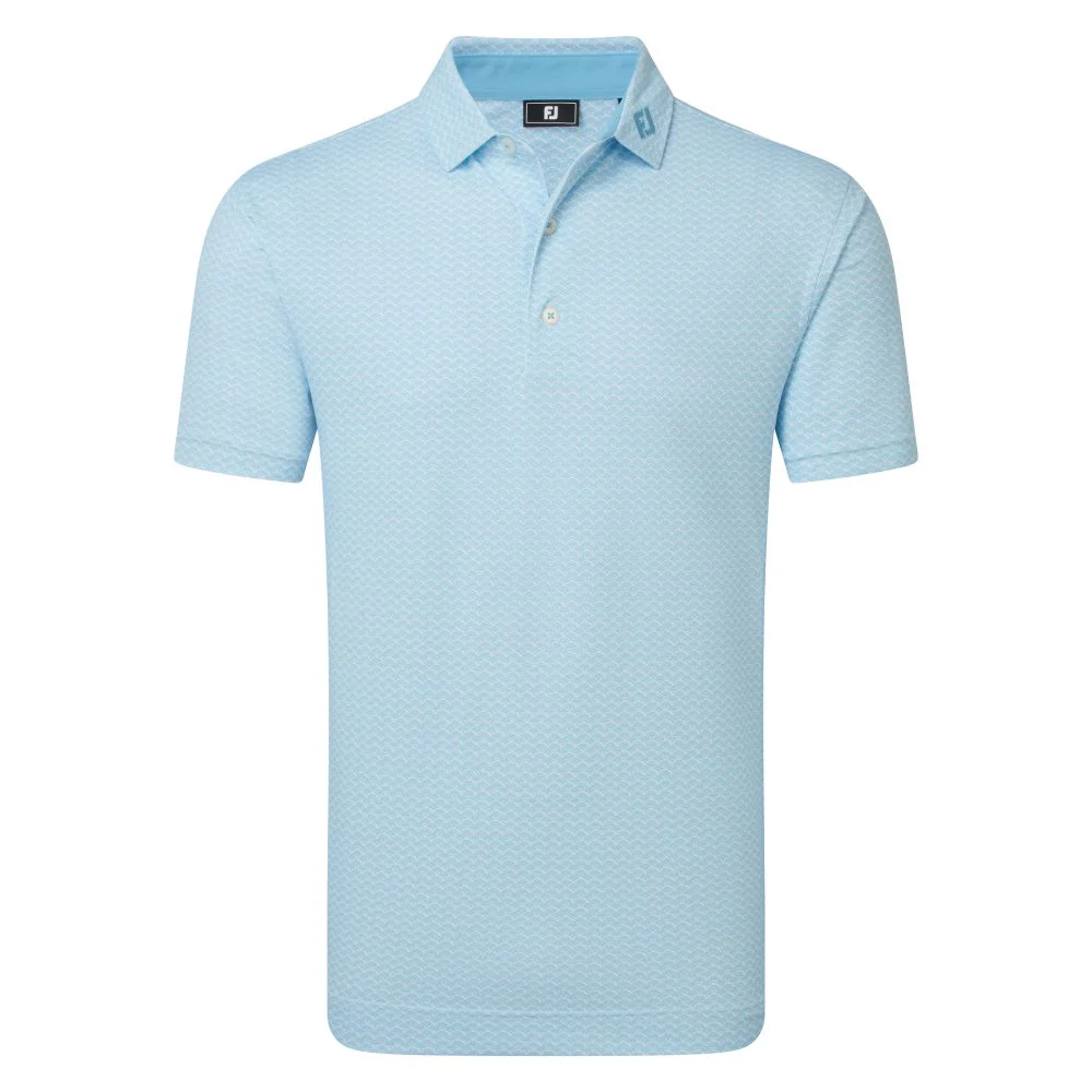 FootJoy Golf Scallop Geo Pique Polo Shirt 2026 - 39239