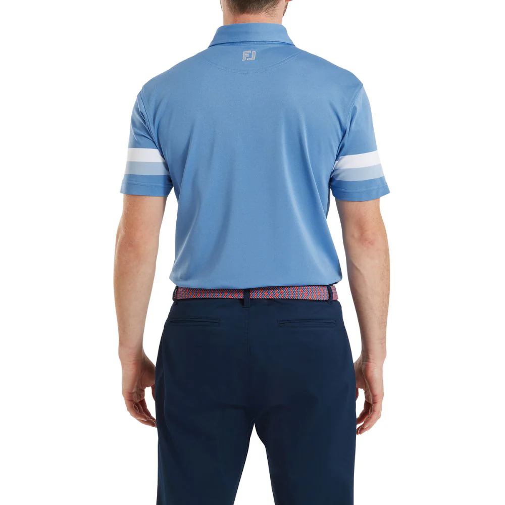 FootJoy Golf Sleeve Stripe Pique Polo Shirt 2026 - 39279 - Image 4