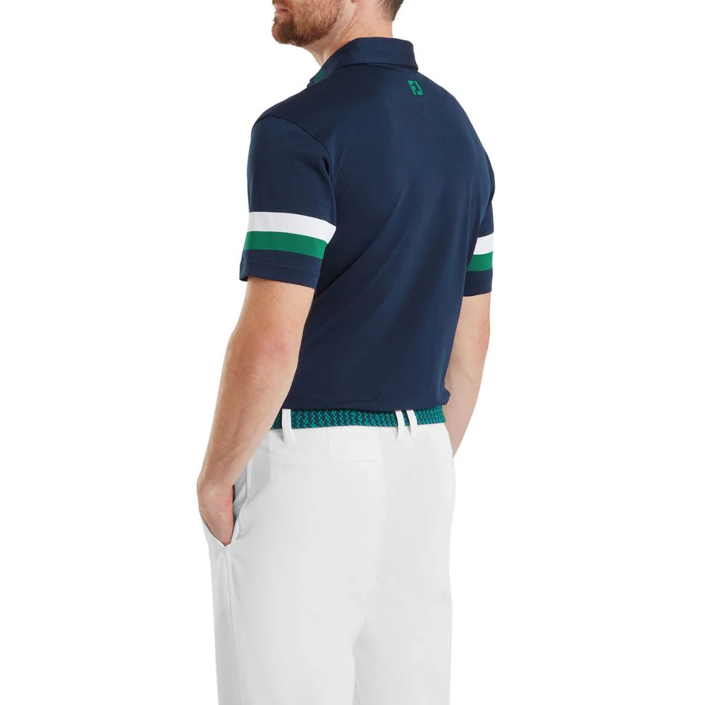 FootJoy Golf Sleeve Stripe Pique Polo Shirt 2026 - 39282 - Image 4