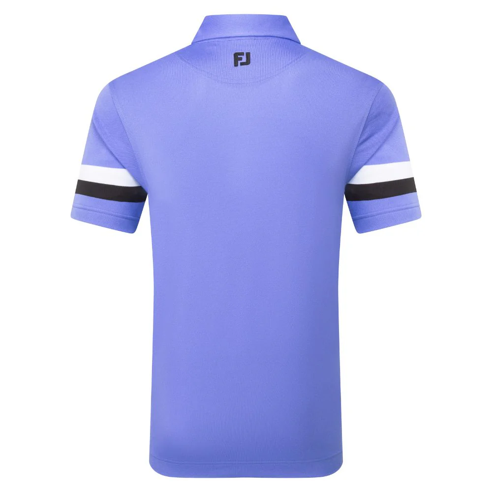 FootJoy Golf Sleeve Stripe Pique Polo Shirt 2026 - 39427 - Image 2
