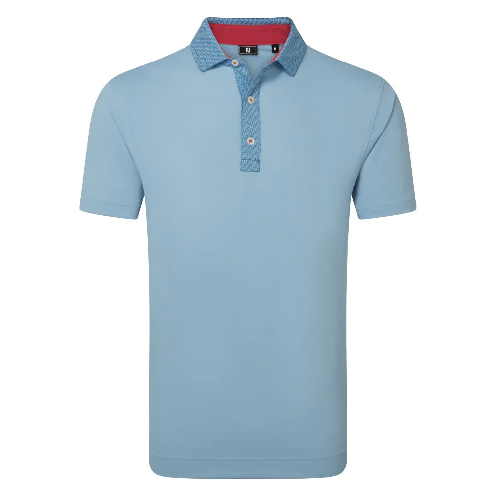 FootJoy Golf Star Geo Trim Pique Polo Shirt 2026 - 39283