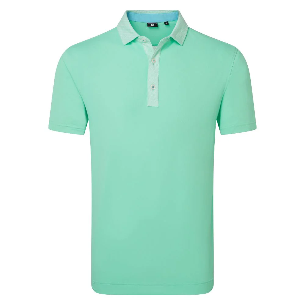 FootJoy Golf Star Geo Trim Pique Polo Shirt 2026 - 39284