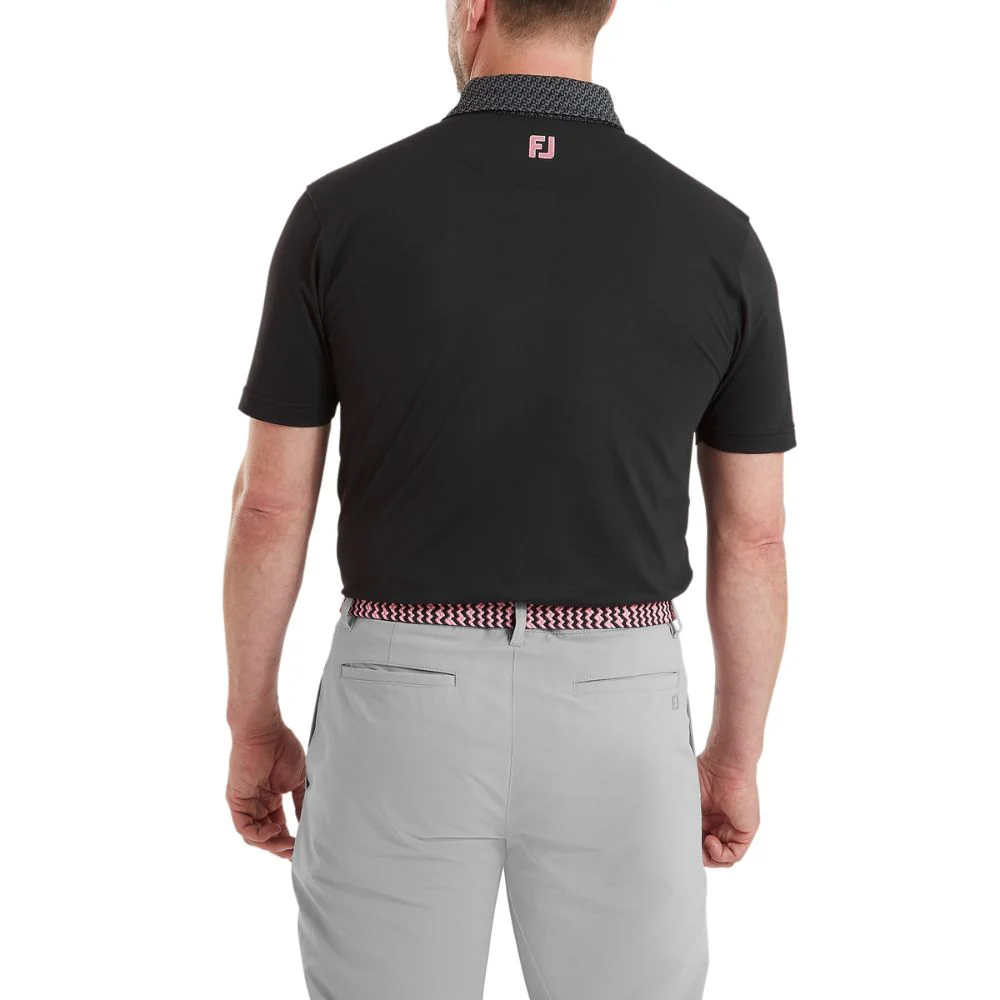 FootJoy Golf Star Geo Trim Pique Polo Shirt 2026 - 39285 - Image 4