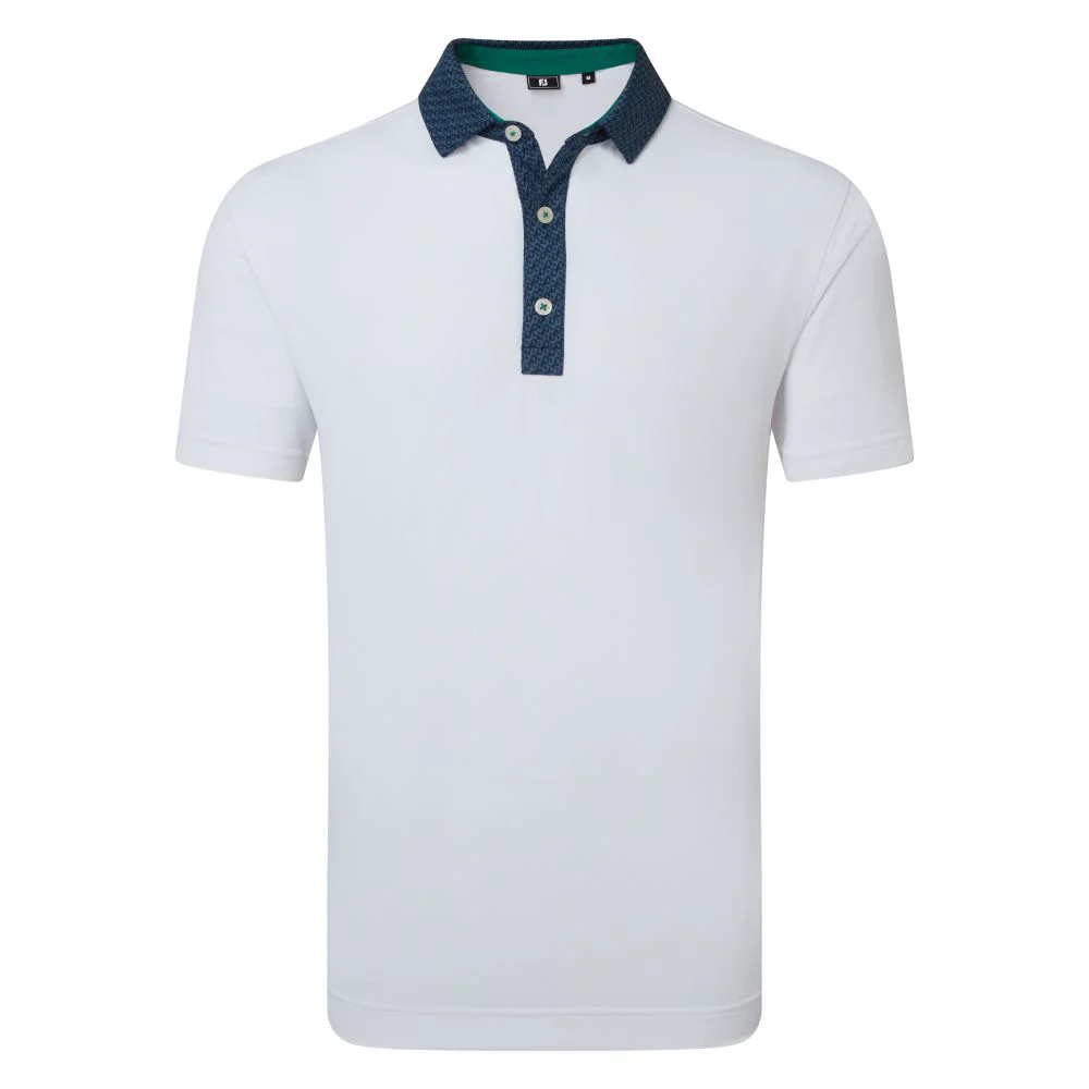 FootJoy Golf Star Geo Trim Pique Polo Shirt 2026 - 39286