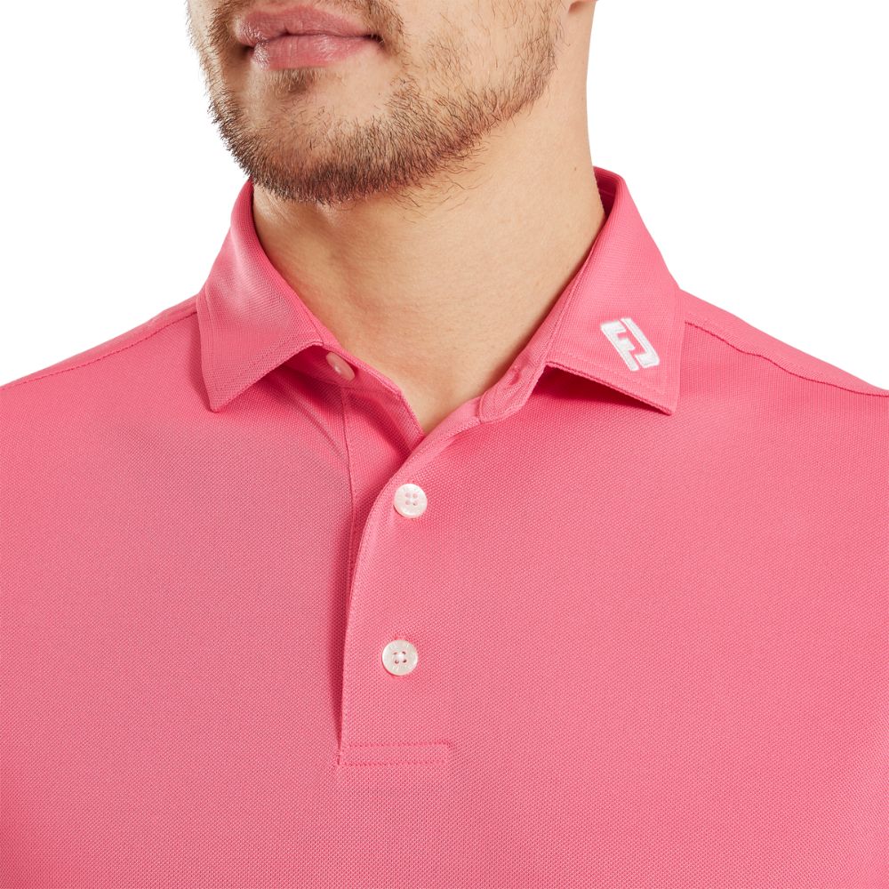 FootJoy Essentials Stretch Pique Solid Golf Polo Shirt - 80133 - Image 5