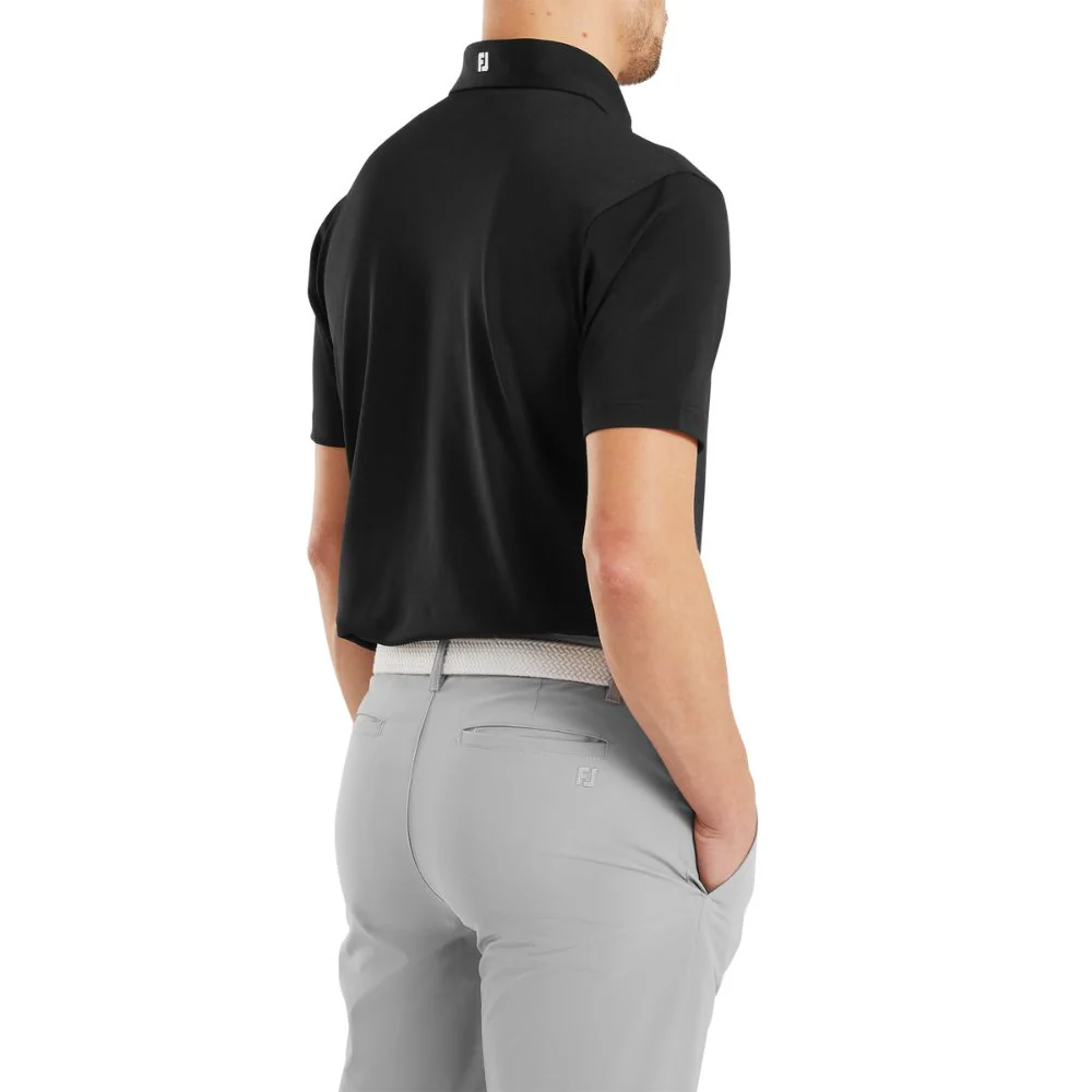 FootJoy Essentials Stretch Pique Solid Golf Polo Shirt - 91822 - Image 4