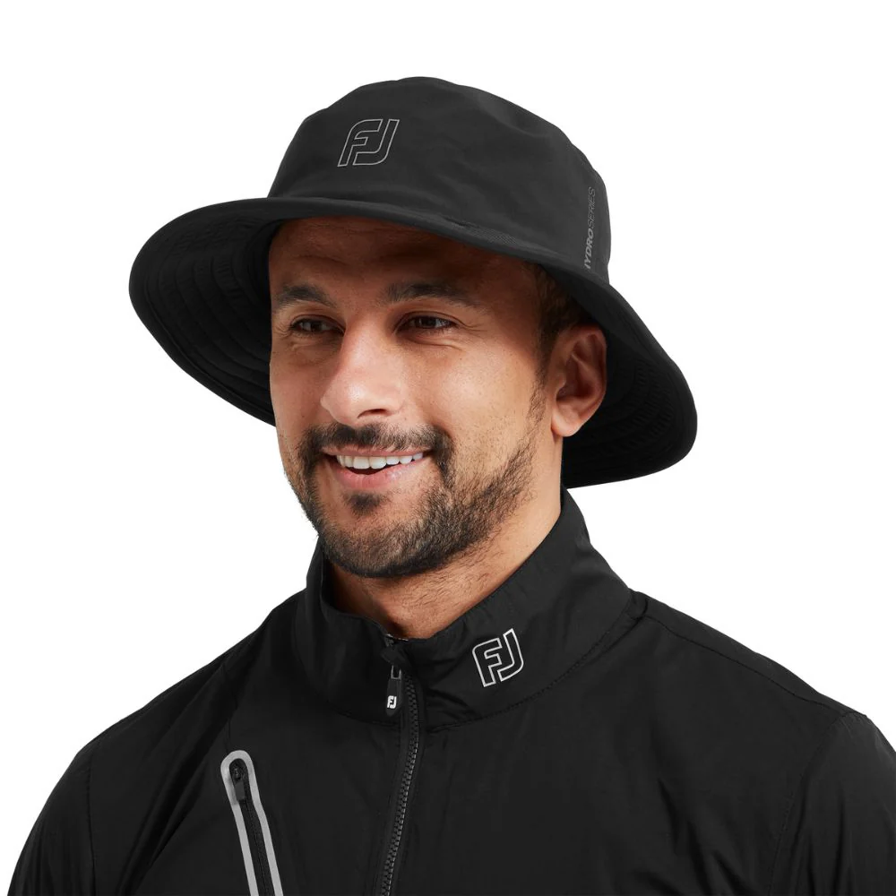 Footjoy Hydro Series Golf Bucket Hat 36210H - Black - Image 3