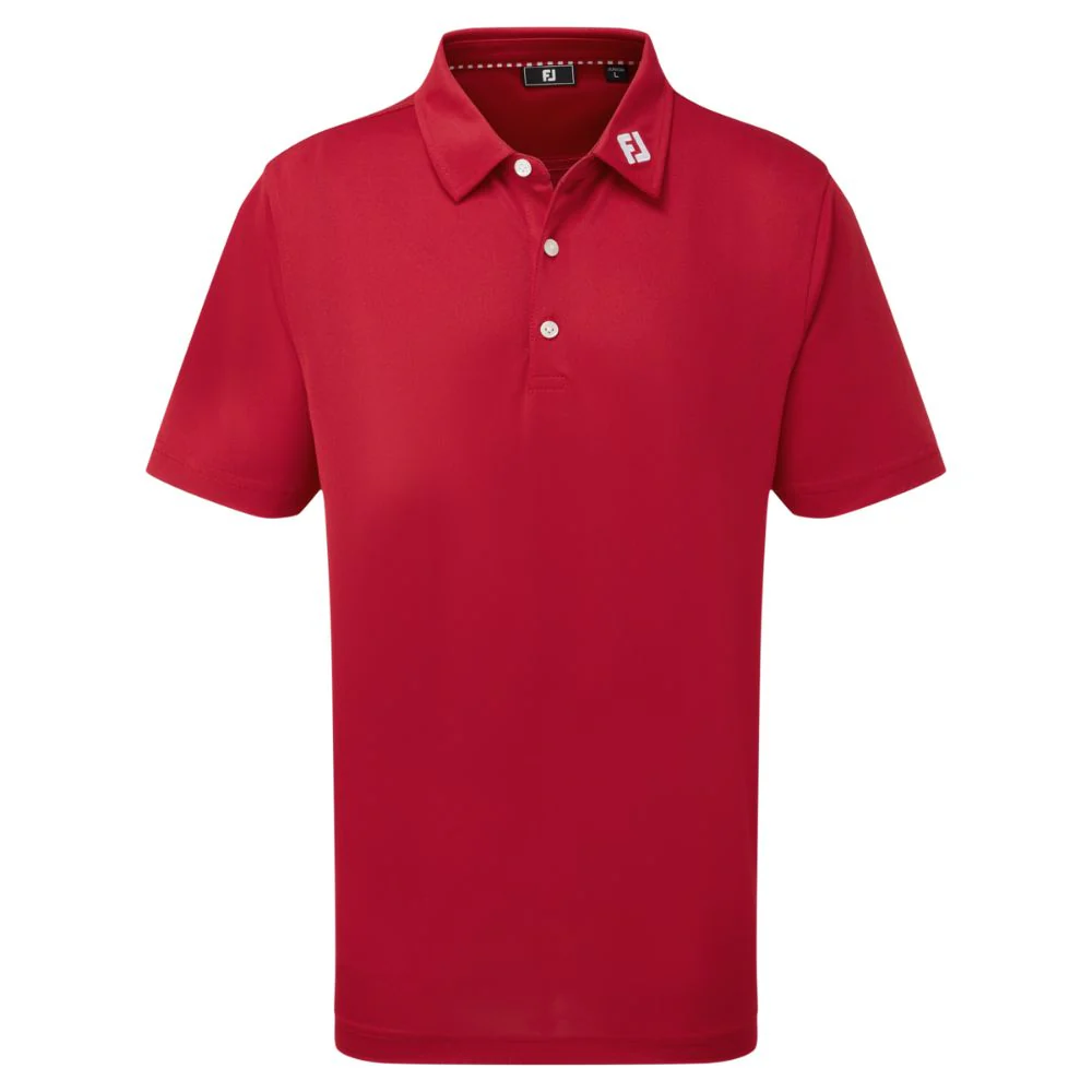 FootJoy Essentials Junior Stretch Pique Solid Polo Shirt - 92741