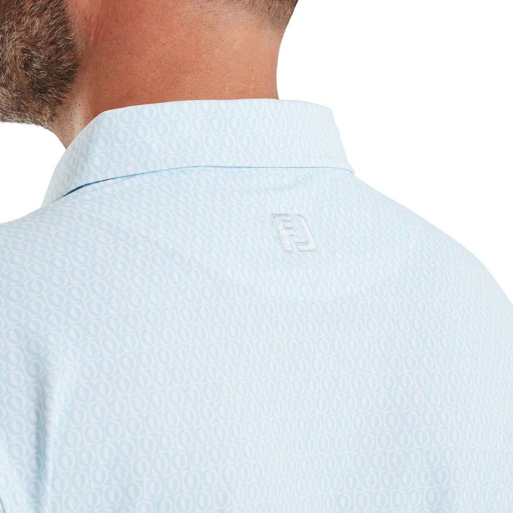 Footjoy Modernist Geo Pique Golf Polo Shirt 2026 - 39348 - Image 3
