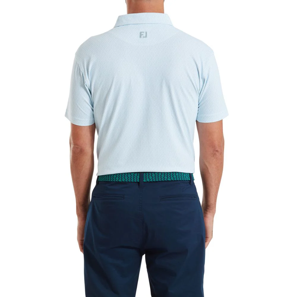 Footjoy Modernist Geo Pique Golf Polo Shirt 2026 - 39348 - Image 4