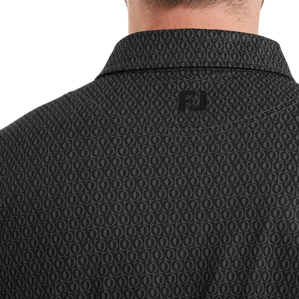 Footjoy Modernist Geo Pique Golf Polo Shirt 2026 - 39349 - Image 3