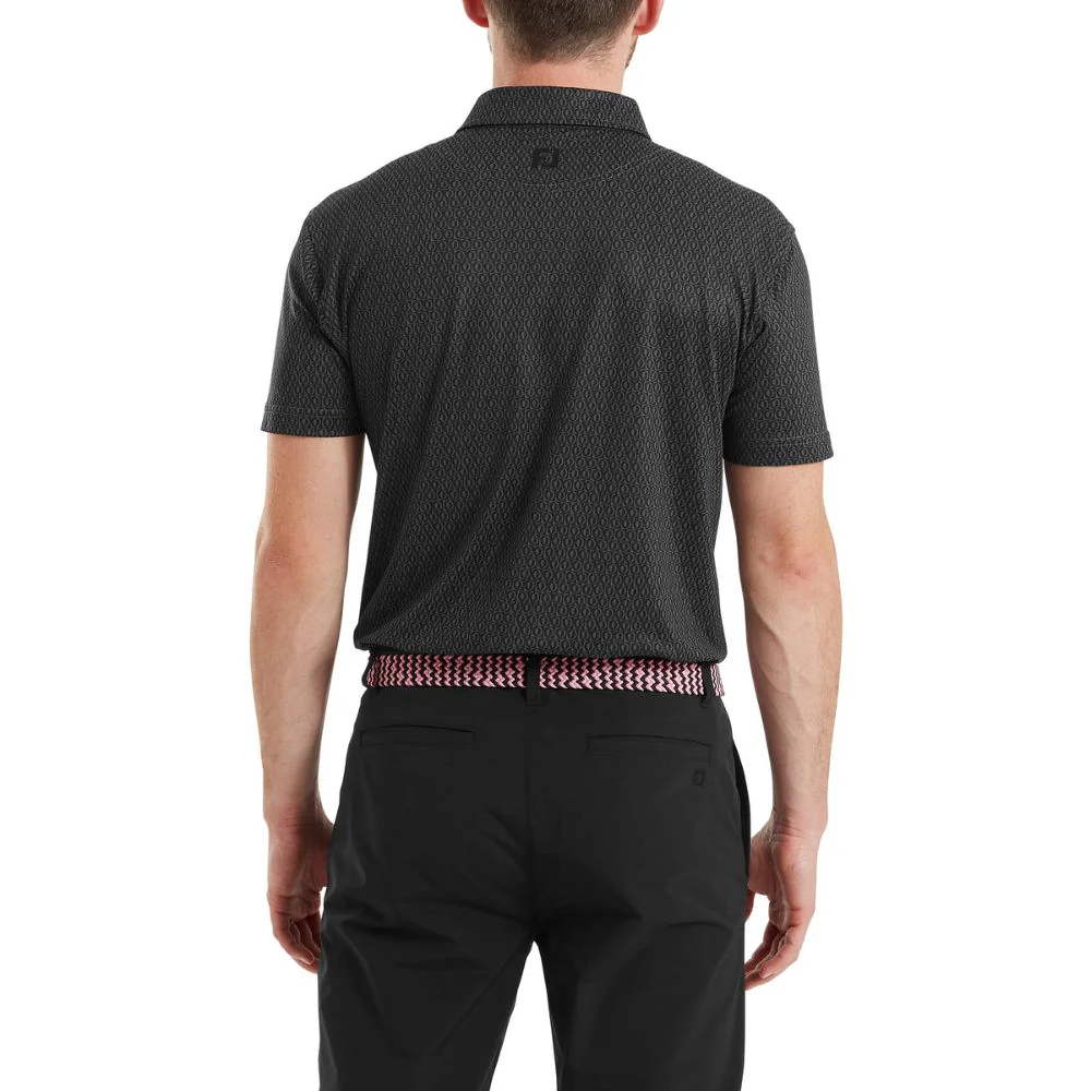 Footjoy Modernist Geo Pique Golf Polo Shirt 2026 - 39349 - Image 4