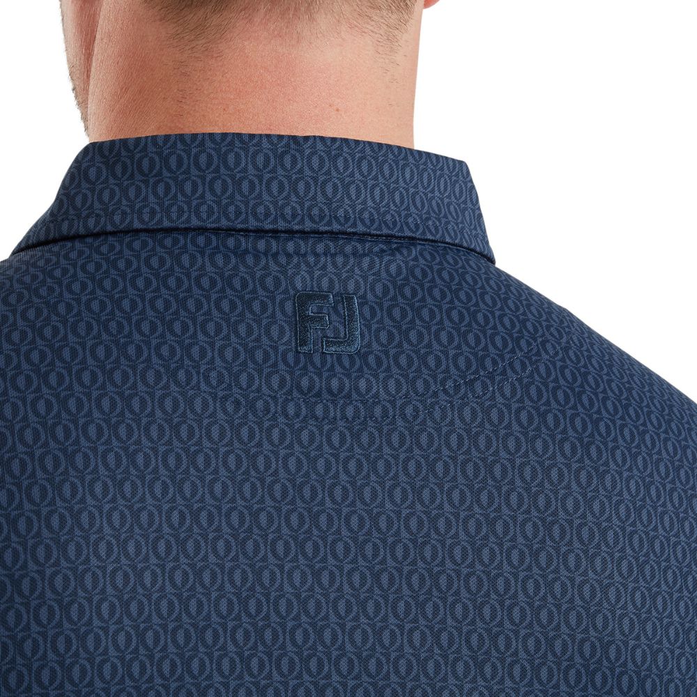 Footjoy Modernist Geo Pique Golf Polo Shirt 2026 - 39350 - Image 3