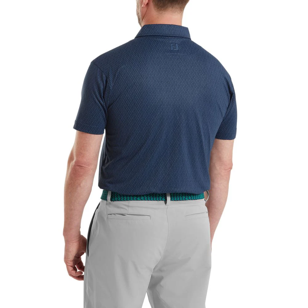 Footjoy Modernist Geo Pique Golf Polo Shirt 2026 - 39350 - Image 4