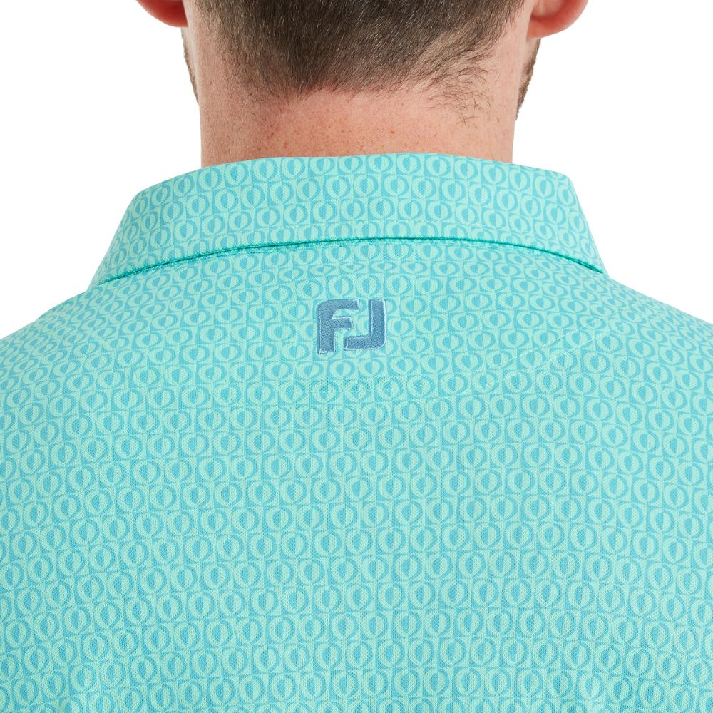 Footjoy Modernist Geo Pique Golf Polo Shirt 2026 - 39351 - Image 3