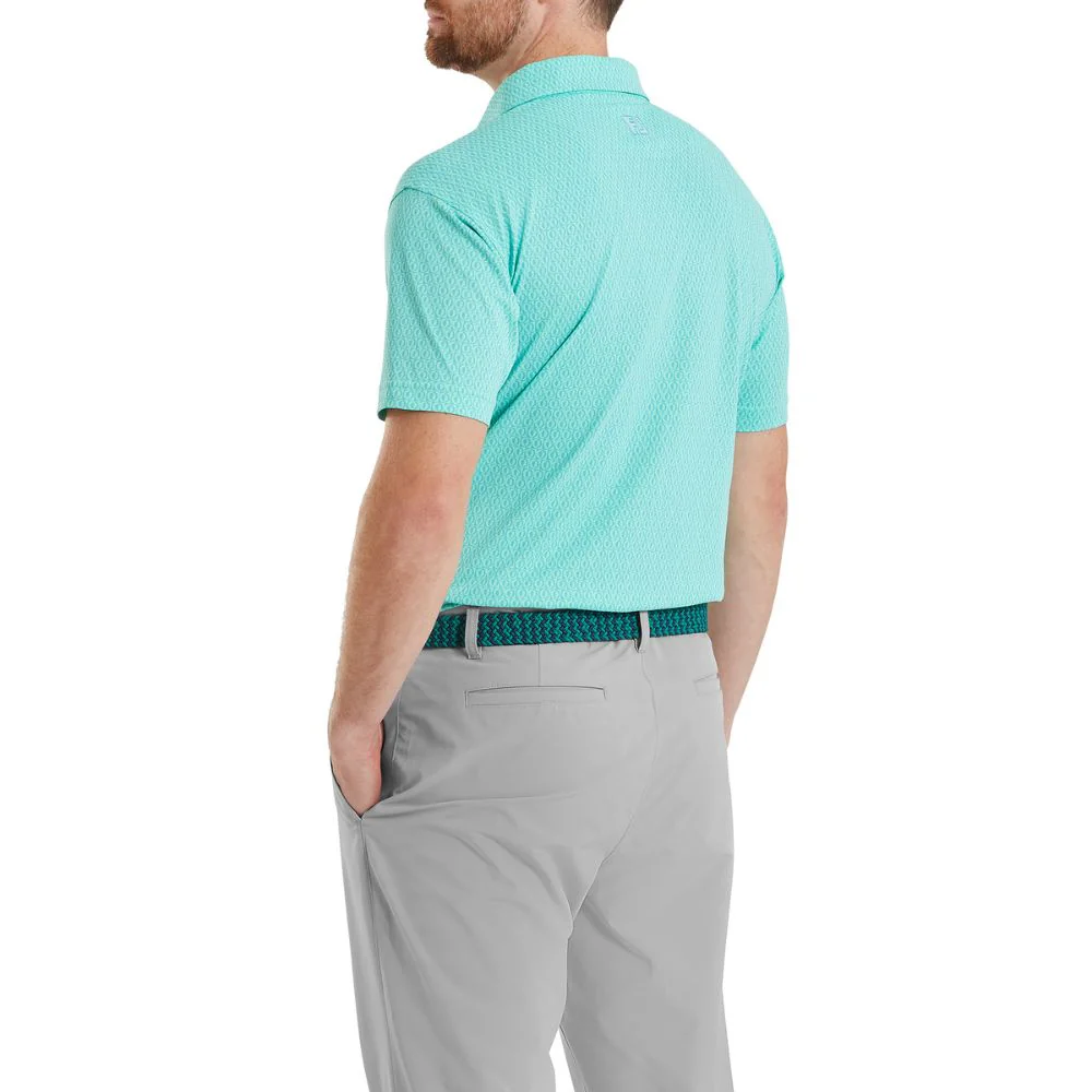 Footjoy Modernist Geo Pique Golf Polo Shirt 2026 - 39351 - Image 4