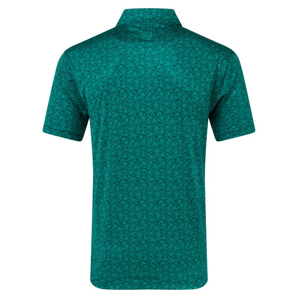 FootJoy Painted Floral Lisle Golf Polo Shirt 2026 - 39352 - Image 2