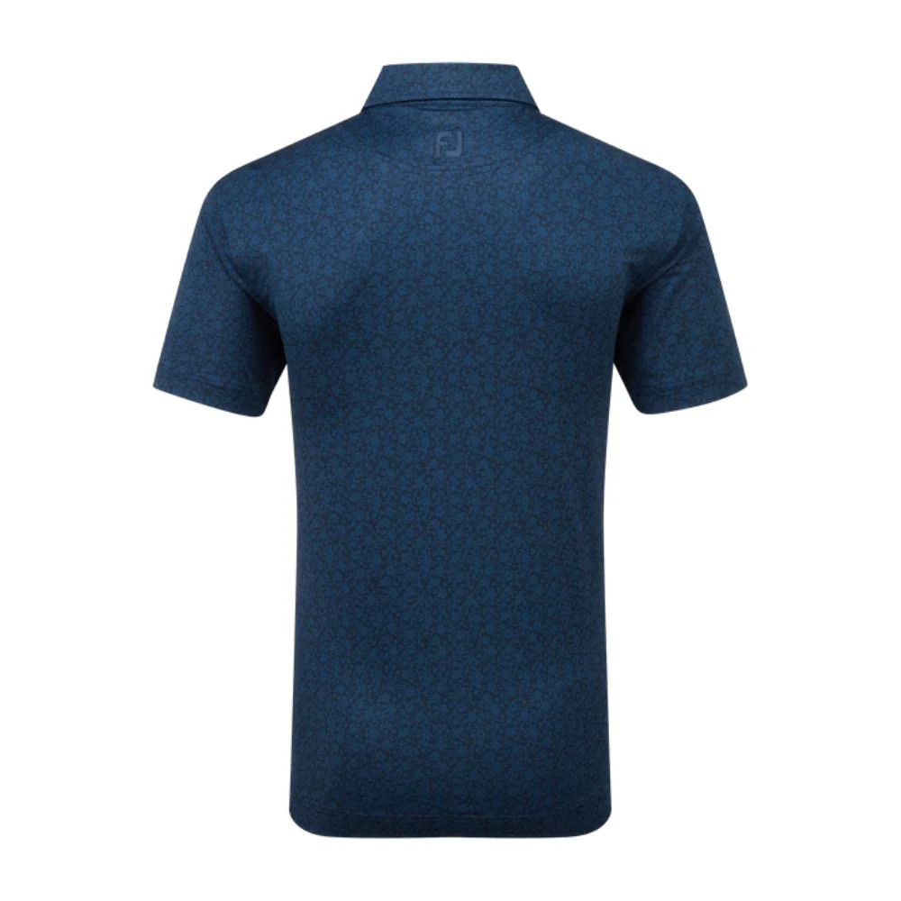 FootJoy Painted Floral Lisle Golf Polo Shirt - 81617 - Image 2