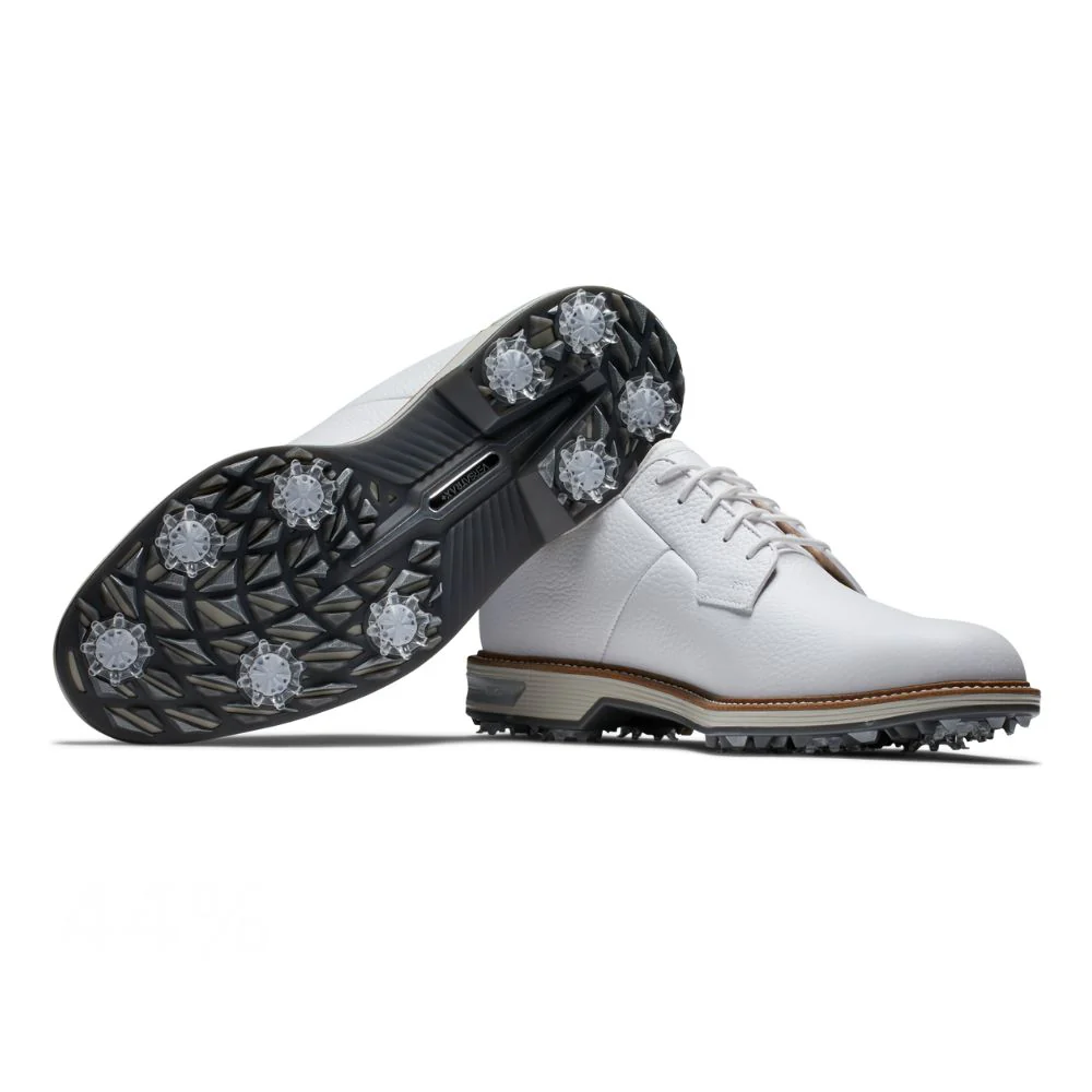 FootJoy Premiere Series Field Spiked Golf Shoes - 54355 - White / Grey - Image 5